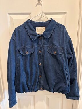 Pilcro Dark Indigo Denim Jacket - Women's